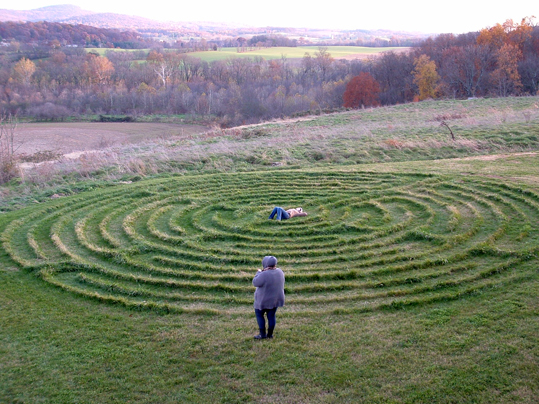 Outdoor labyrinth