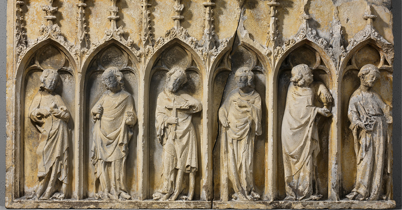 apostles carved in stone