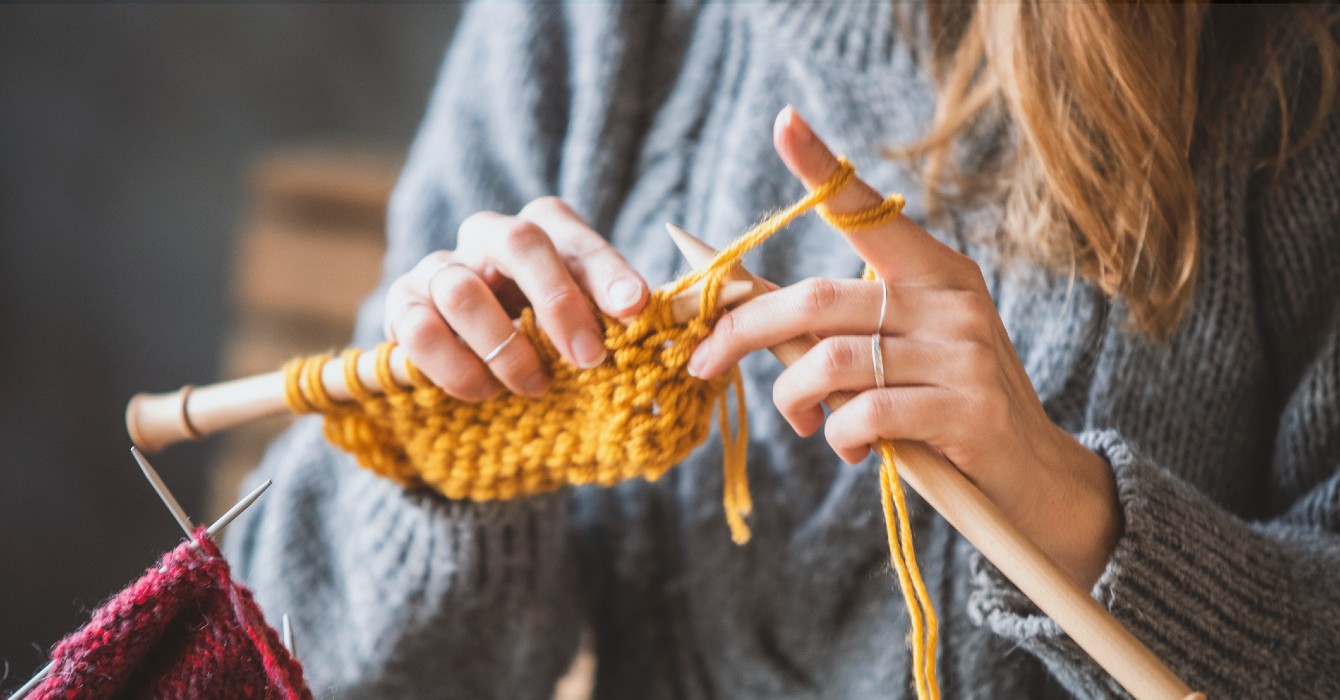 Image link to article: Why I knit in church