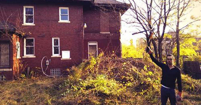 Rehab house in progress from Rebirth Realty